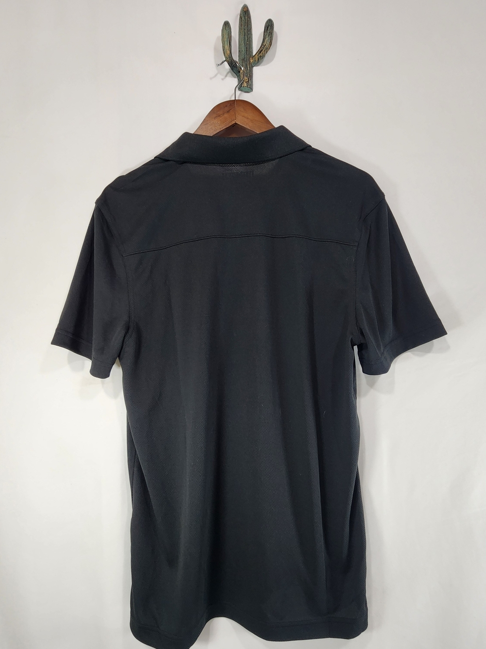 Duluth Trading Co Black Short-Sleeve Polo